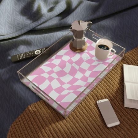 Trendy tray
Checkerboard 
Acrylic tray 
Drink trays
 home decor 
coffee table decor 

#LTKhome #LTKSeasonal #LTKFind