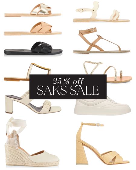 Shoes included in the Saks Friends & Family Sale! Take 25% off now through Monday. 

#sandals #sneakers #espadrilles #heels #saksfifthavenue #sale

#LTKshoecrush #LTKsalealert