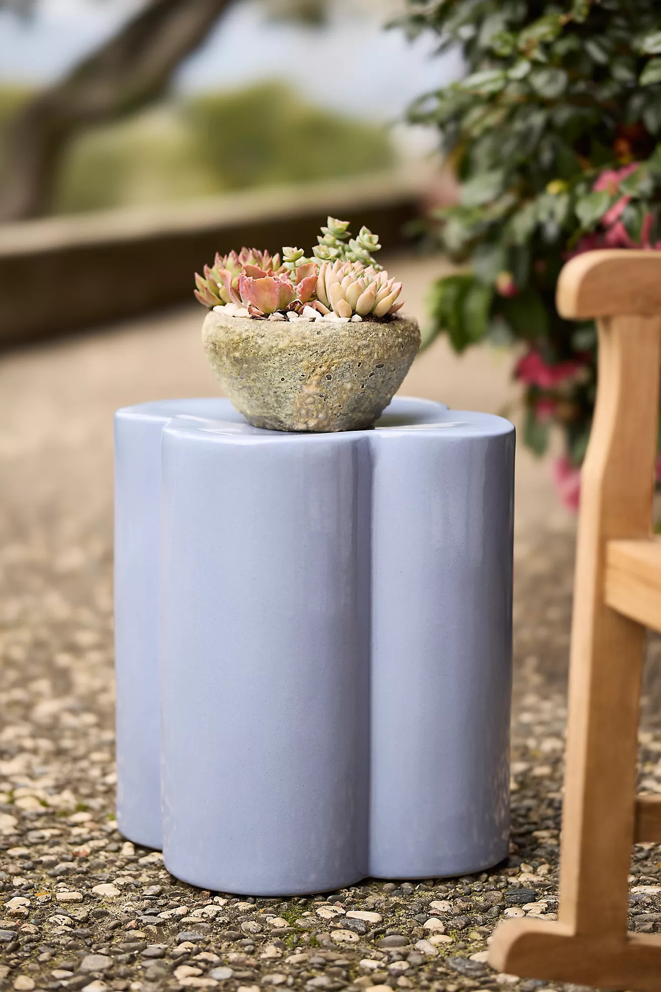 Clover Ceramic Stool | Anthropologie (US)