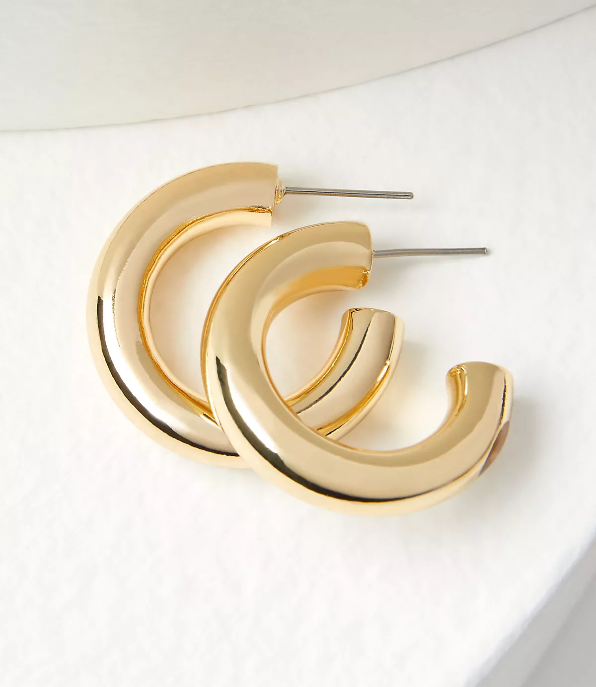 Chunky Hoop Earrings | LOFT
