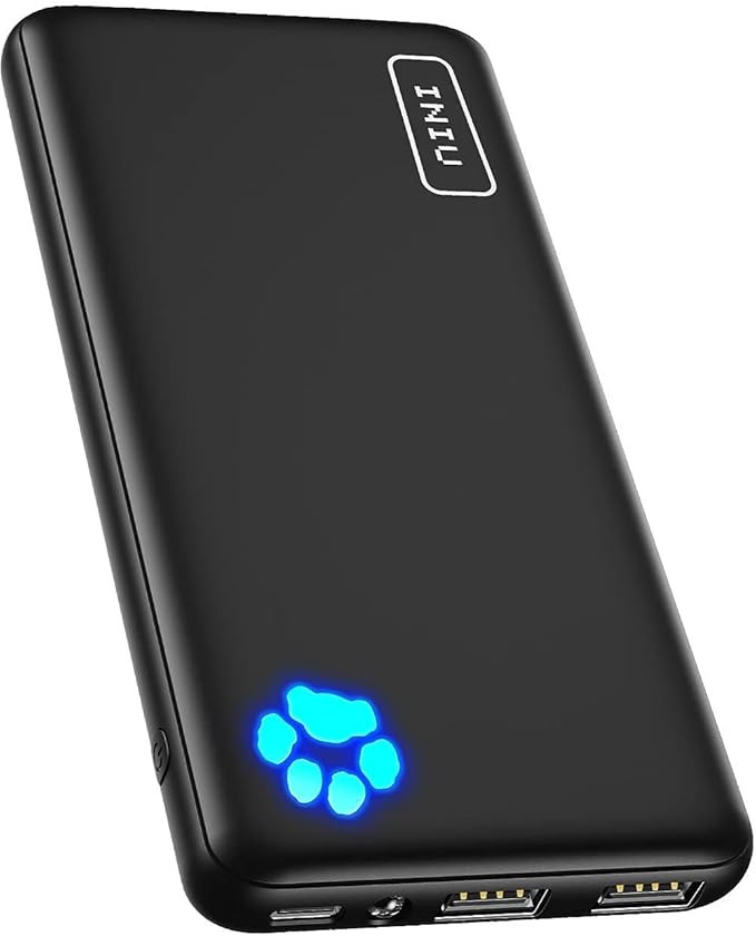 INIU Power Bank, USB C in&Out Slimmest 10000mAh Portable Charger, Triple 3A High-Speed Charge Ext... | Amazon (CA)