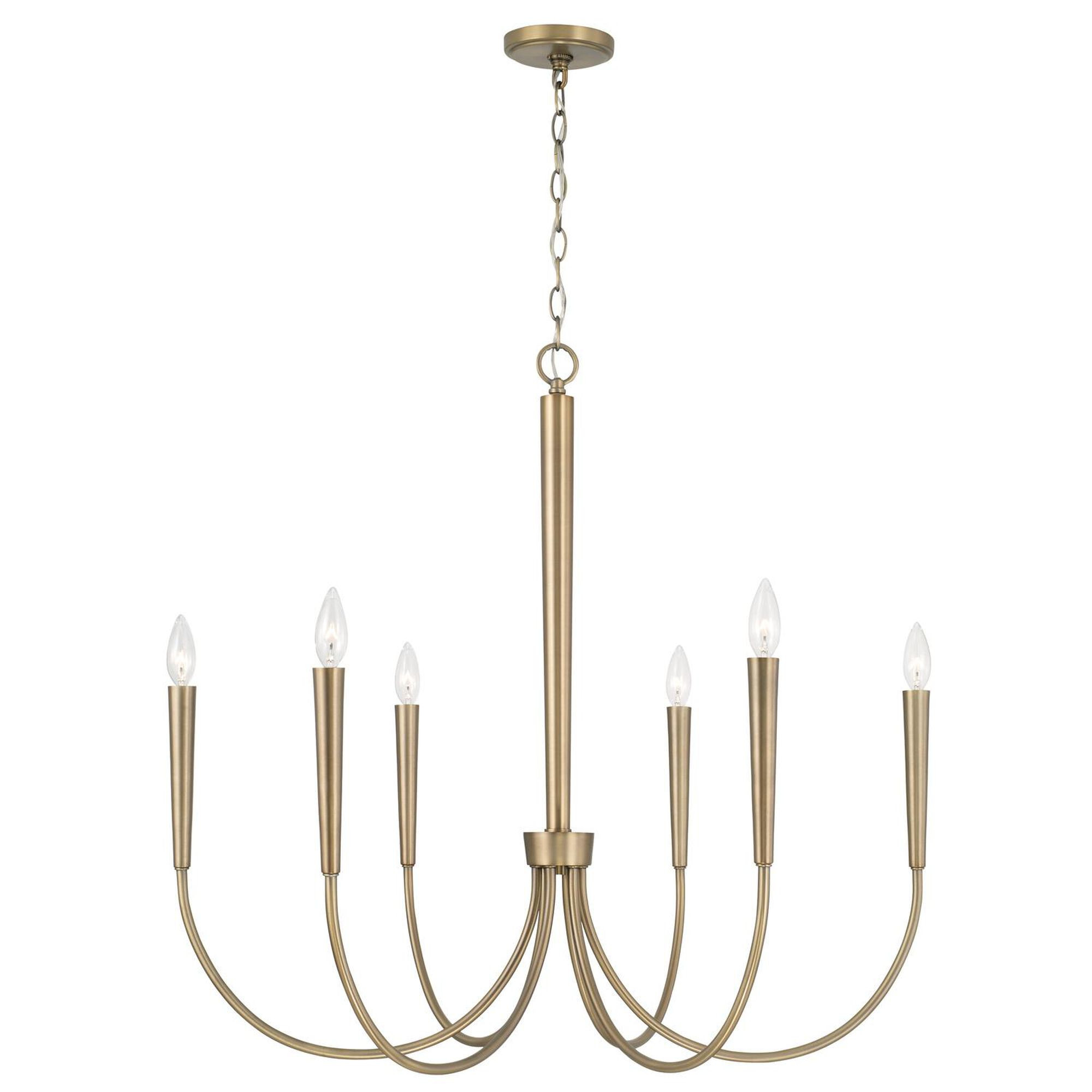 Holden 33 Inch 6 Light Chandelier by Capital Lighting Fixture Company | 1800 Lighting
