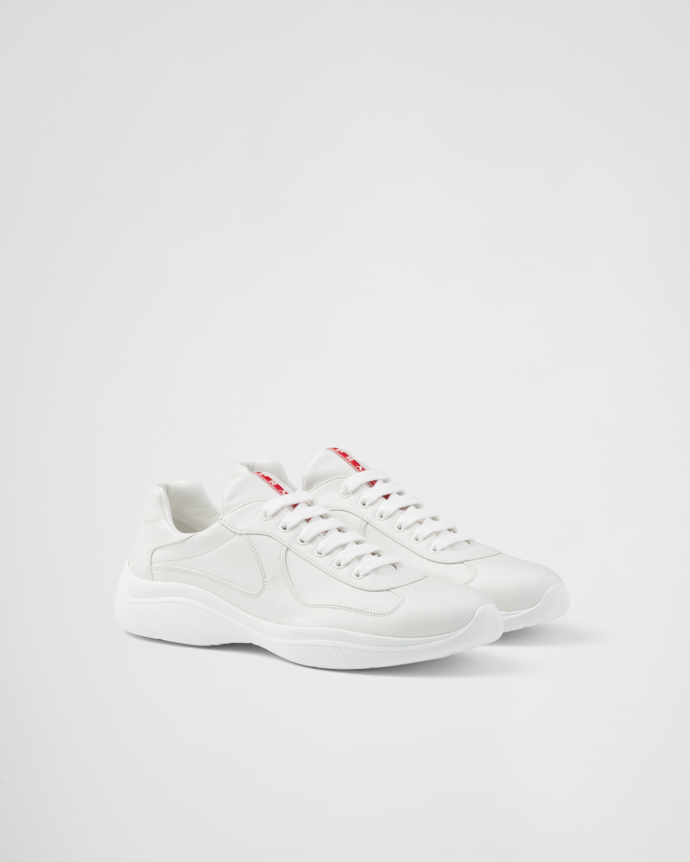 Prada America's Cup nappa leather sneakers | Prada US