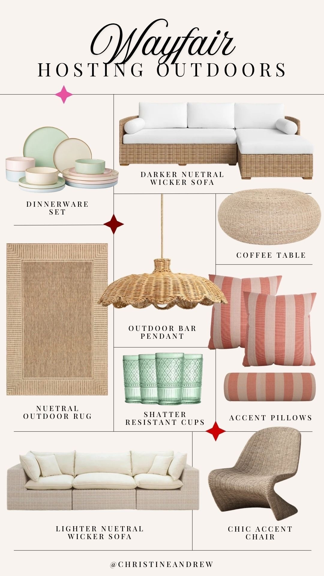 #ad Loving these outdoor finds from Wayfair 🤍 

#WayfairPartner @Wayfair #wishyouwerehere #outdoor #wayfair

#LTKSeasonal #LTKHome