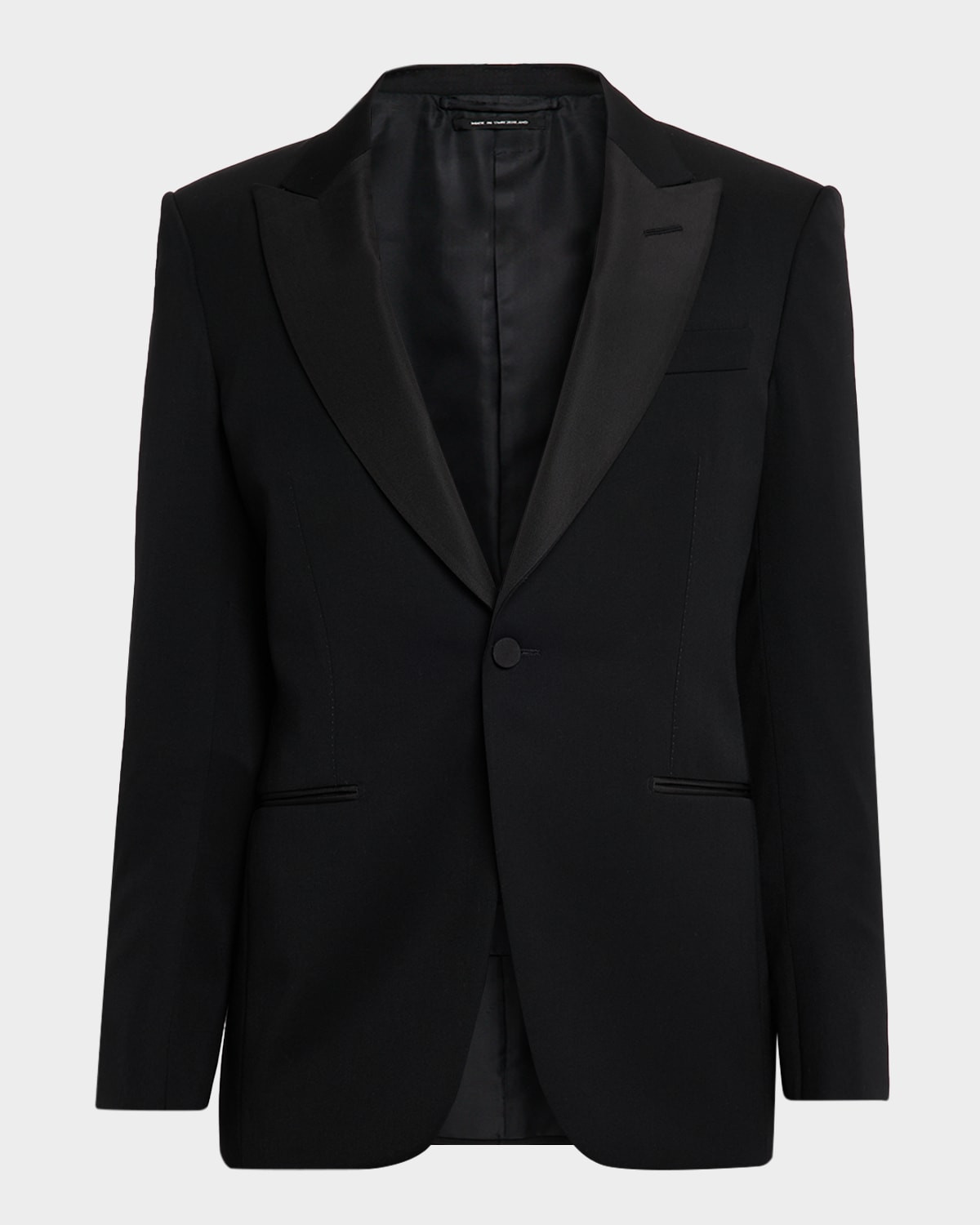 Men & apos;s Wool Grain de Poudre Evening Jacket | Neiman Marcus