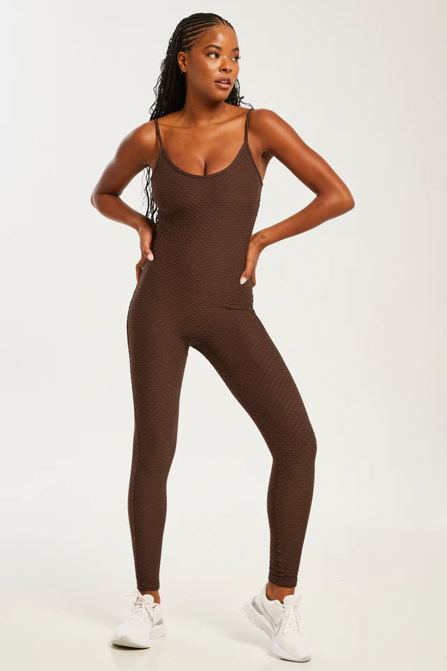 Croco Skin Onesie Coffee | Booty by Brabants