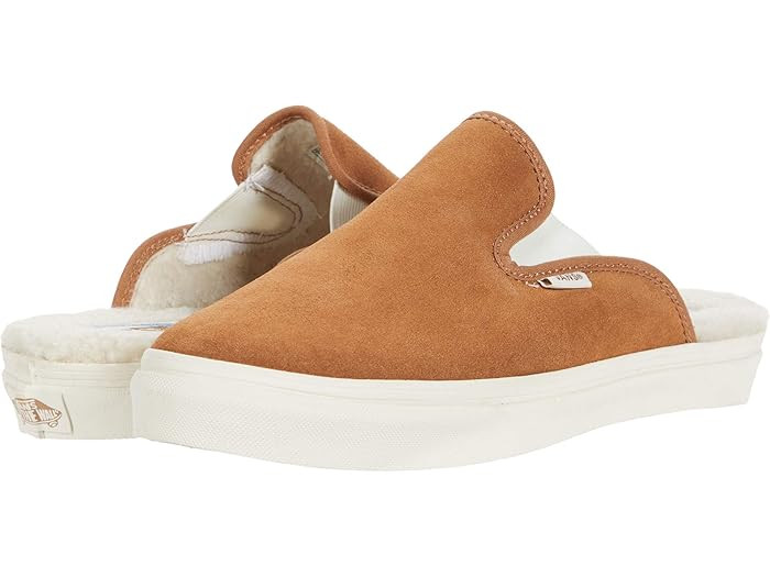Vans Mule SF ((Sherpa) Chipmunk/Marshmallow) Shoes | Zappos