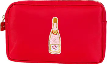 Medium Champagne Bottle Cosmetics Bag | Nordstrom