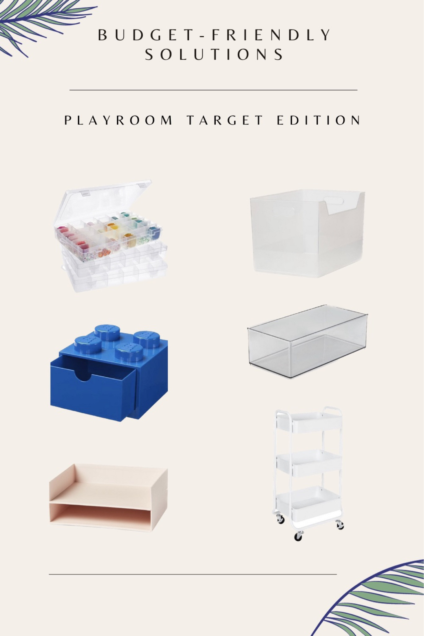Budget-friendly solutions. Playroom Target edition✨ Room Copenhagen LEGO Desk Drawer 4 Knobs Stackable Storage Box. 3 Tier Metal Utility Cart - Brightroom. Honey-Can-Do 3 Tier White Metal Rolling Cart. Canvas Letter Tray Organization Set of 2 - Brightroom. Juvale 3 Pack Jewelry Organizer Box. XL Multipurpose Storage Bin Clear - Brightroom. 12" x 6" x 4" All Purpose Storage 1/2 Storage Bin - Brightroom. 

#LTKhome #LTKfamily #LTKkids