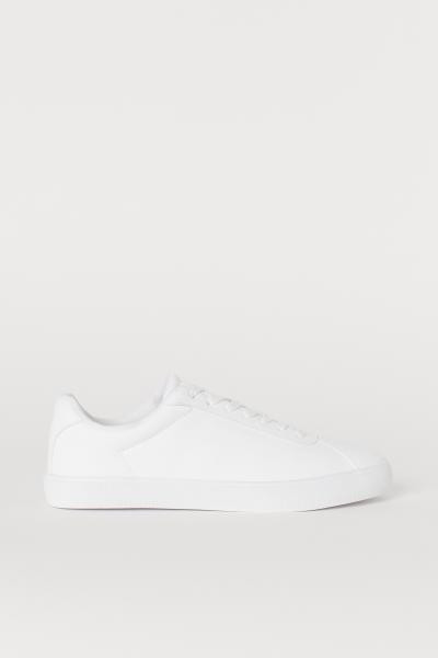 Sneaker - Weiß/Lederimitat - Ladies | H&M DE | H&M (DE, AT, CH, NL, FI)