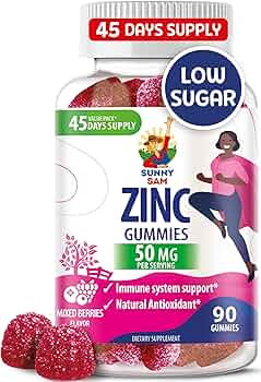 Zinc Gummies for Adults - Zinc Chewable Gummy for Immune Support - Powerful Natural Antioxidant N... | Amazon (US)