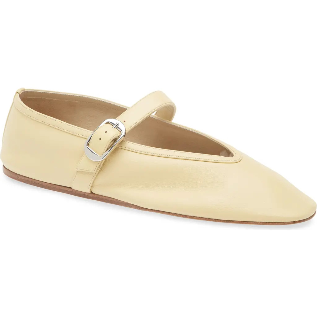 Le Monde Beryl Stella Mary Jane Flat in Custard at Nordstrom, Size 9.5Us | Nordstrom