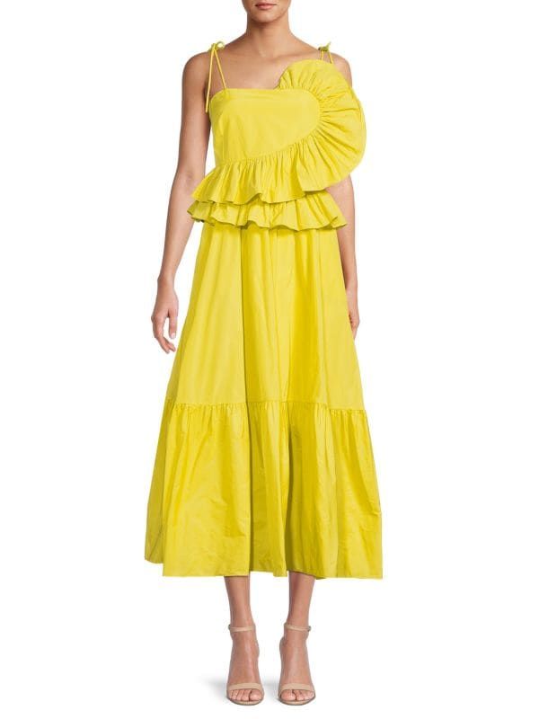 Delphine Ruffle Dress | Saks Fifth Avenue OFF 5TH