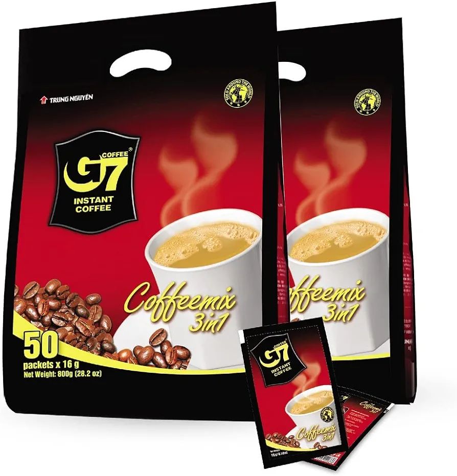 Trung Nguyen — G7 3 in 1 Instant Coffee — Roasted Ground Coffee Blend w/Non-dairy Creamer and... | Amazon (US)