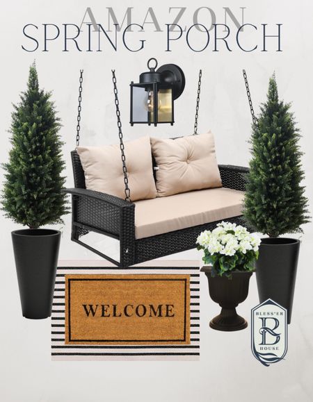 Amazon outdoor decor! 

#amazonhome #amazonfinds #Patioswing #Topiary #planters #welcomemat #doormat #outdoorplant

Follow my shop @blesserhouse on the @shop.LTK app to shop this post and get my exclusive app-only content!

#LTKhome #LTKSeasonal #LTKstyletip