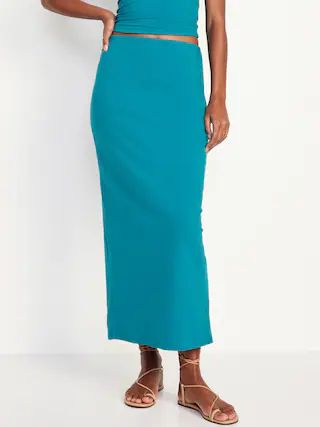 Fitted Maxi Skirt | Old Navy (US)