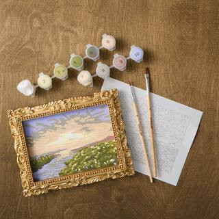 Sunset Field Paint-by-Number Framed Mini Kit by Artist's Loft® | Michaels Stores