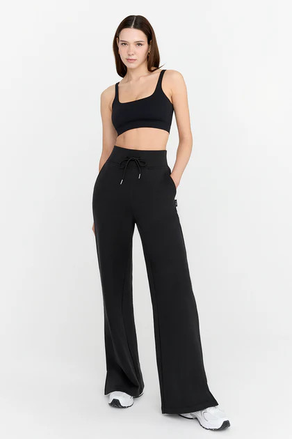EVERYDAY WIDE LEG JOGGER - BLACK | TALA (UK)