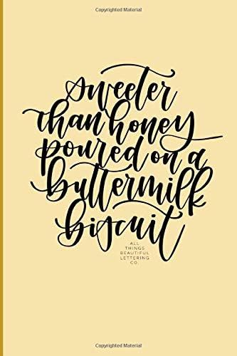 All Things Beautiful Lettering Co. Creative Journal (Buttermilk Biscuit Journal) | Amazon (US)