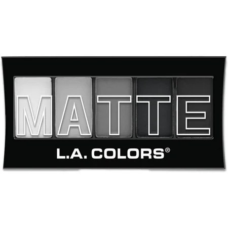L.A. Colors Matte Eyeshadow Palette Black Lace | Walmart (US)
