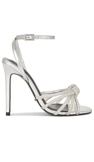 Kyla Sandal in Silver Foil | Revolve Clothing (Global)