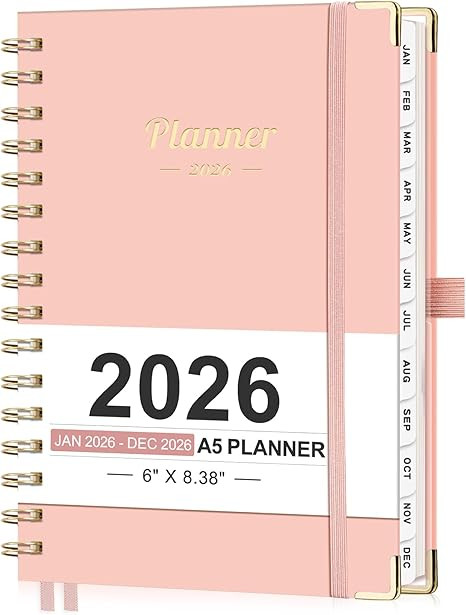 AHGXG 2026 Planner, Weekly and Monthly, 2026 Calendar, Jan 2026 - Dec 2026, Hardcover with Monthl... | Amazon (US)