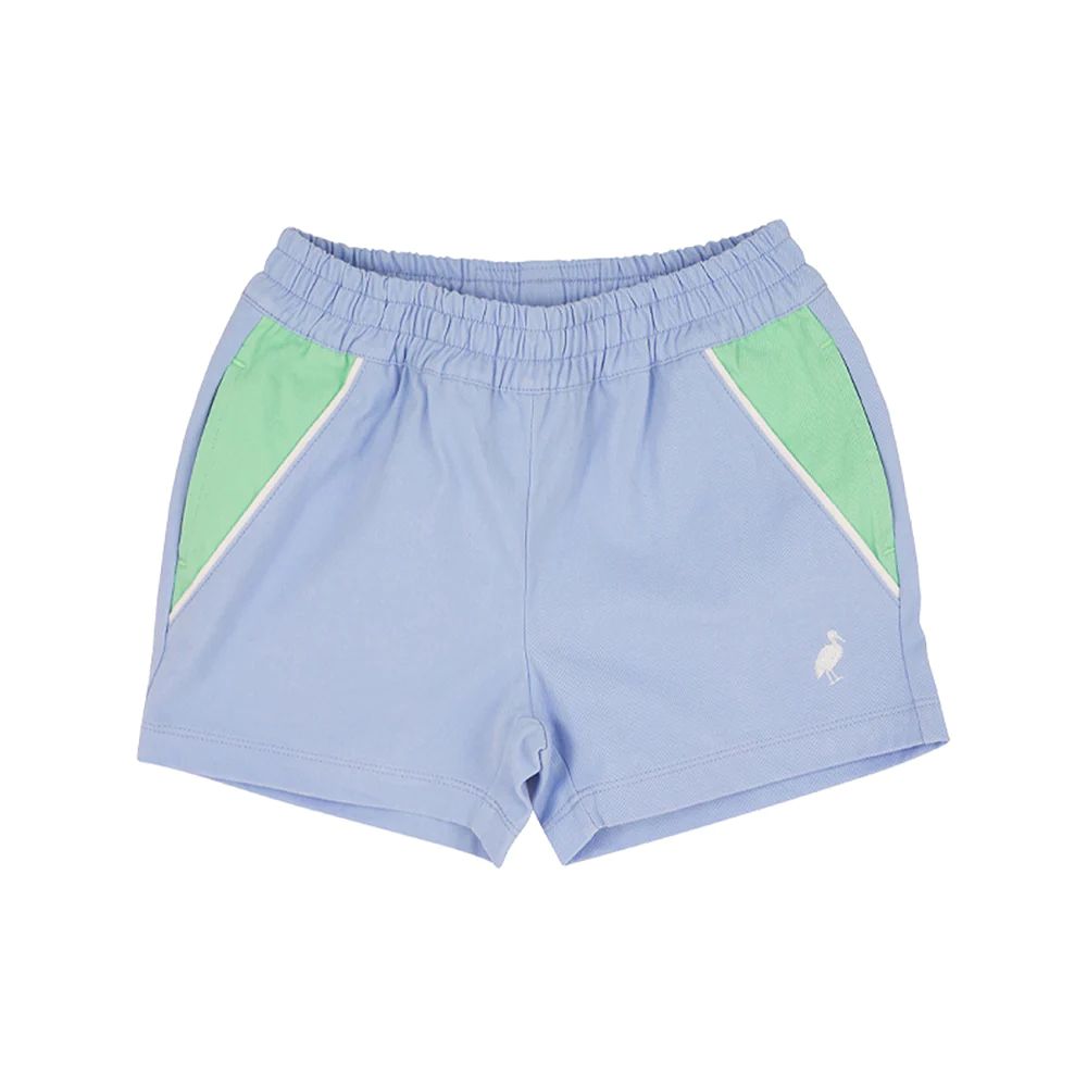 Schroeder Shorts - Beale Street Blue with Grace Bay Green & Worth Avenue White Stork | The Beaufort Bonnet Company