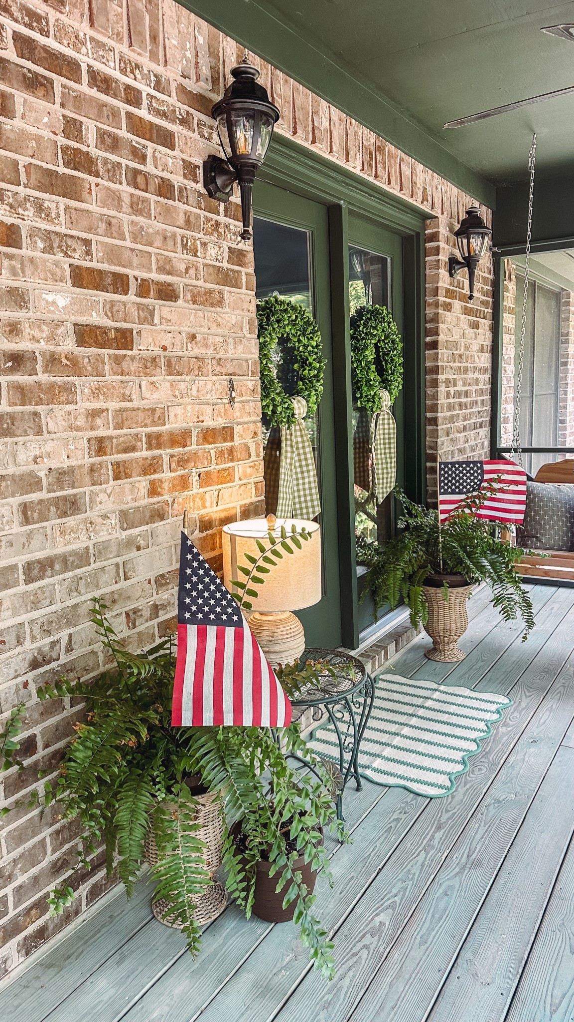 A patriotic front porch🇺🇸🫶🏼

#LTKSummerEdit #LTKSeasonal #LTKHome