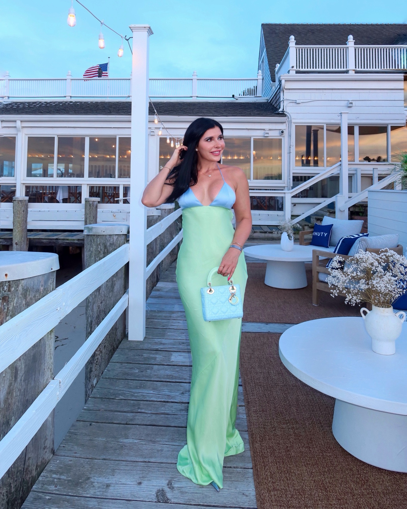 Pastel blue and green maxi dress

#LTKootd #LTKdayinmylife #LTKWedding