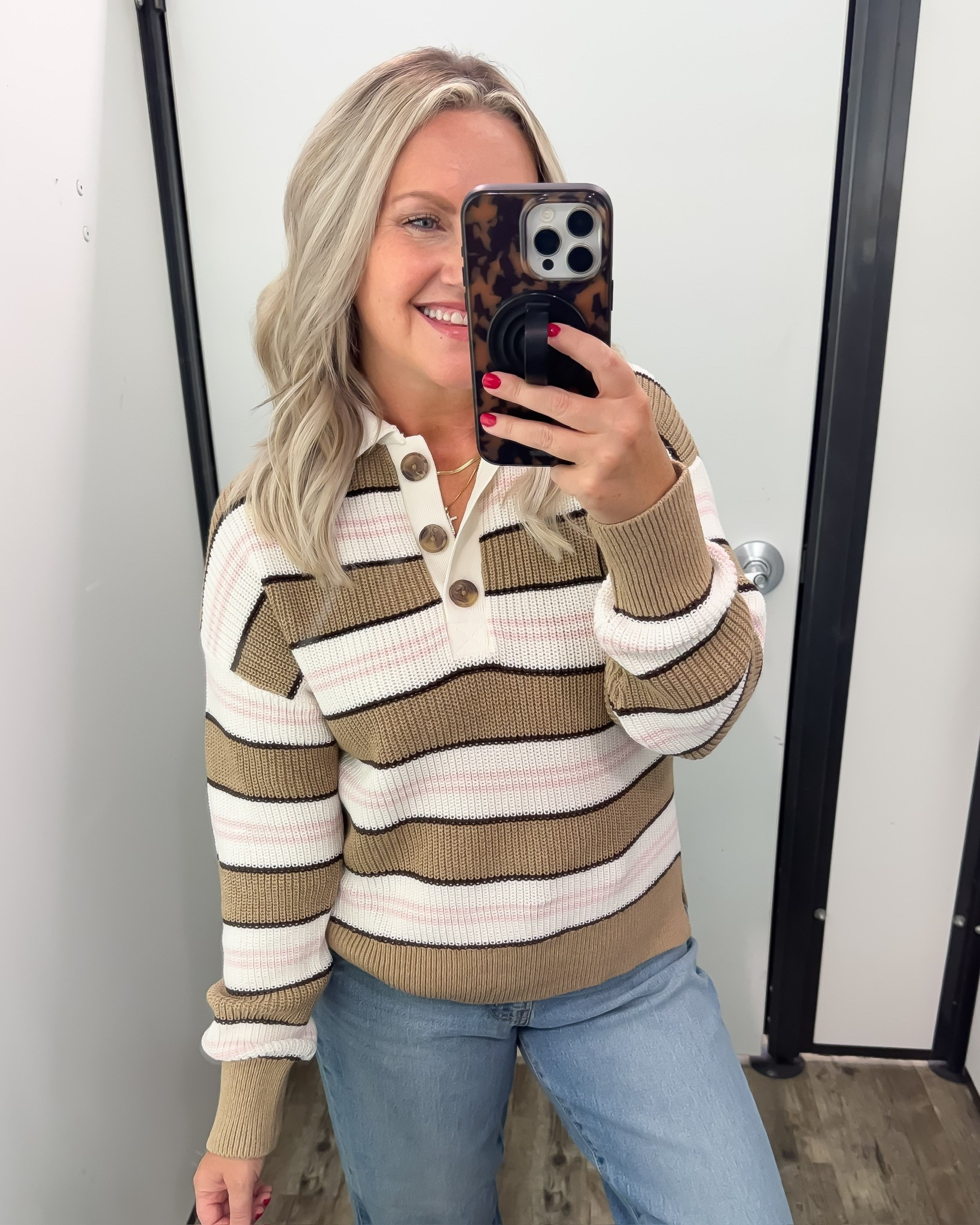 A striped sweater is such a fun fall staple 🍂 I love how the pattern adds interest to a simple outfit while still feeling classic. Pair it with denim, trousers, or skirts for an easy everyday look.

striped sweater, fall sweater, sweater outfit, fall layering, casual fall outfit, knit sweater, everyday fall style, jeans outfit, classic fall fashion, transitional outfit, lovelylifestyling

#LTKootd #LTKSeasonal #LTKOver40