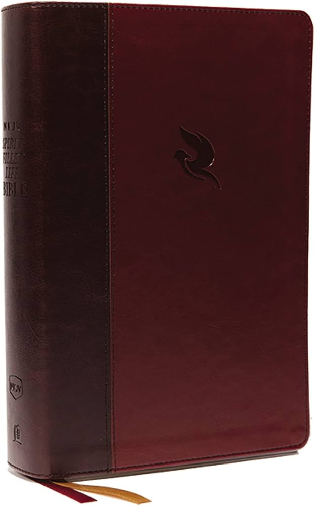NKJV, Spirit-Filled Life Bible, Third Edition, Leathersoft, Burgundy, Red Letter, Comfort Print: ... | Amazon (US)