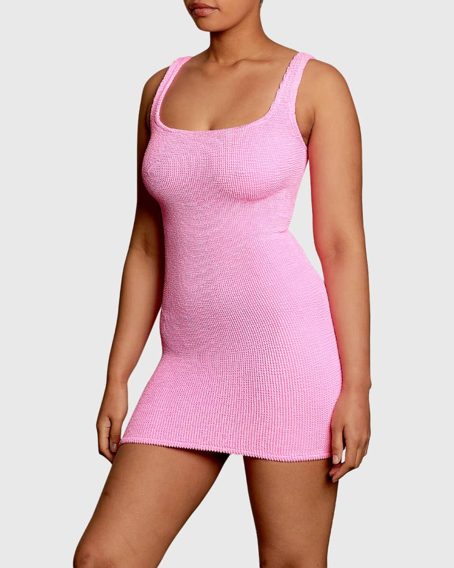 Hunza G Bodycon Mini Tank Dress | Neiman Marcus