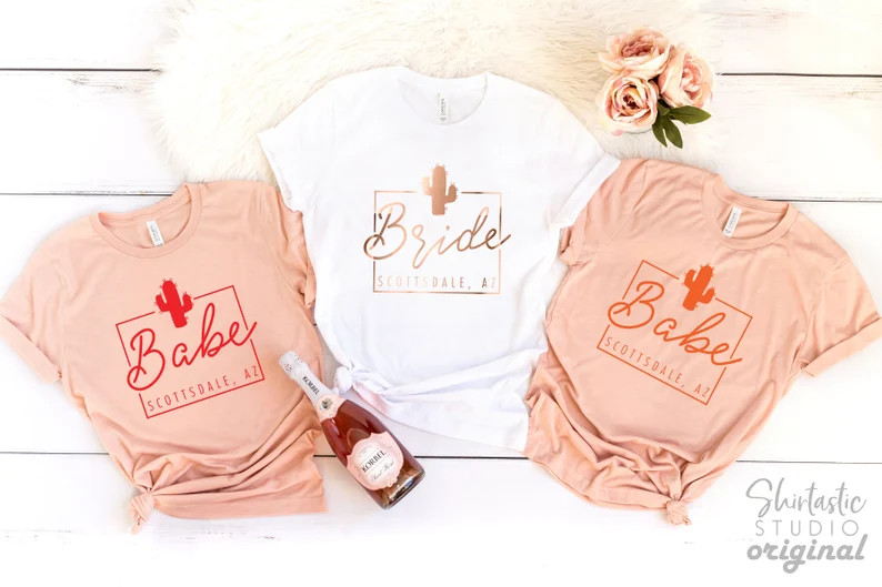 Bachelorette Party Shirts  Scottsdale  Unisex Crew Neck T - Etsy | Etsy (US)