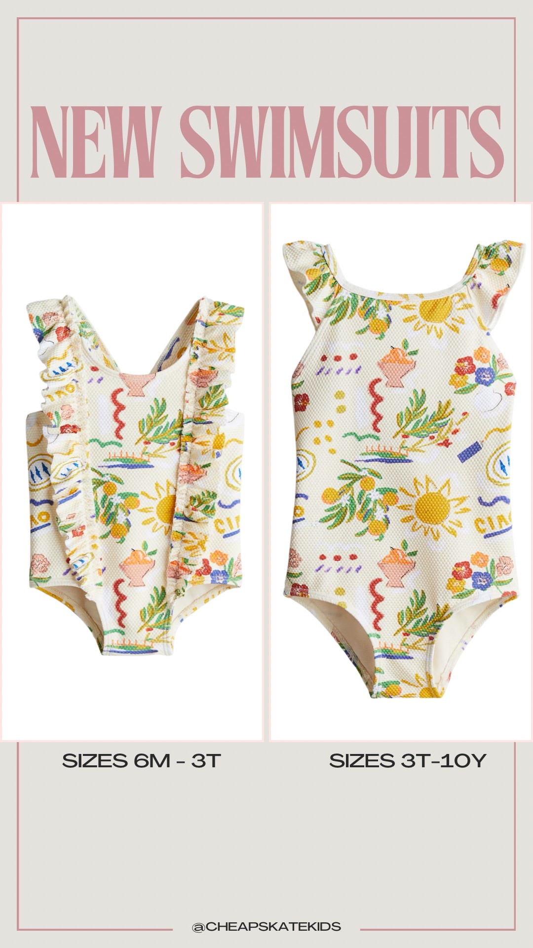 New matching swimsuits for girls! 

#LTKKids #LTKBaby #LTKSwim
