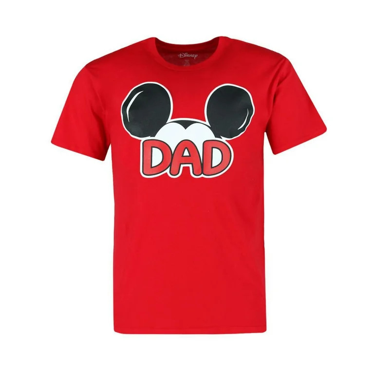 Mickey Mens Dad Family Disney Tee Shirt XS-2XL | Walmart (US)