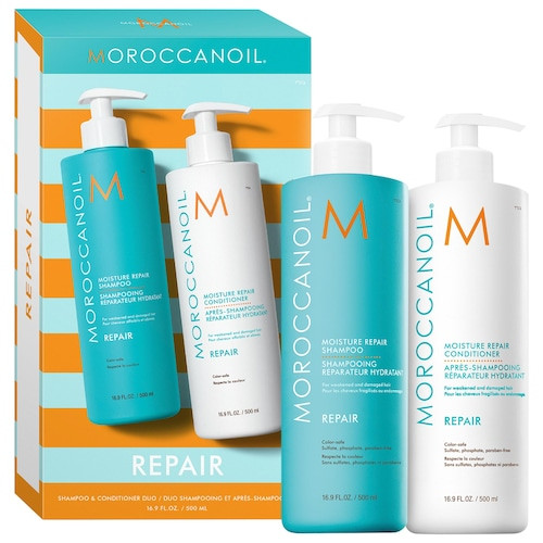 Moroccanoil Moisture Repair Shampoo & Conditioner Half-Liter Set | Sephora (US)