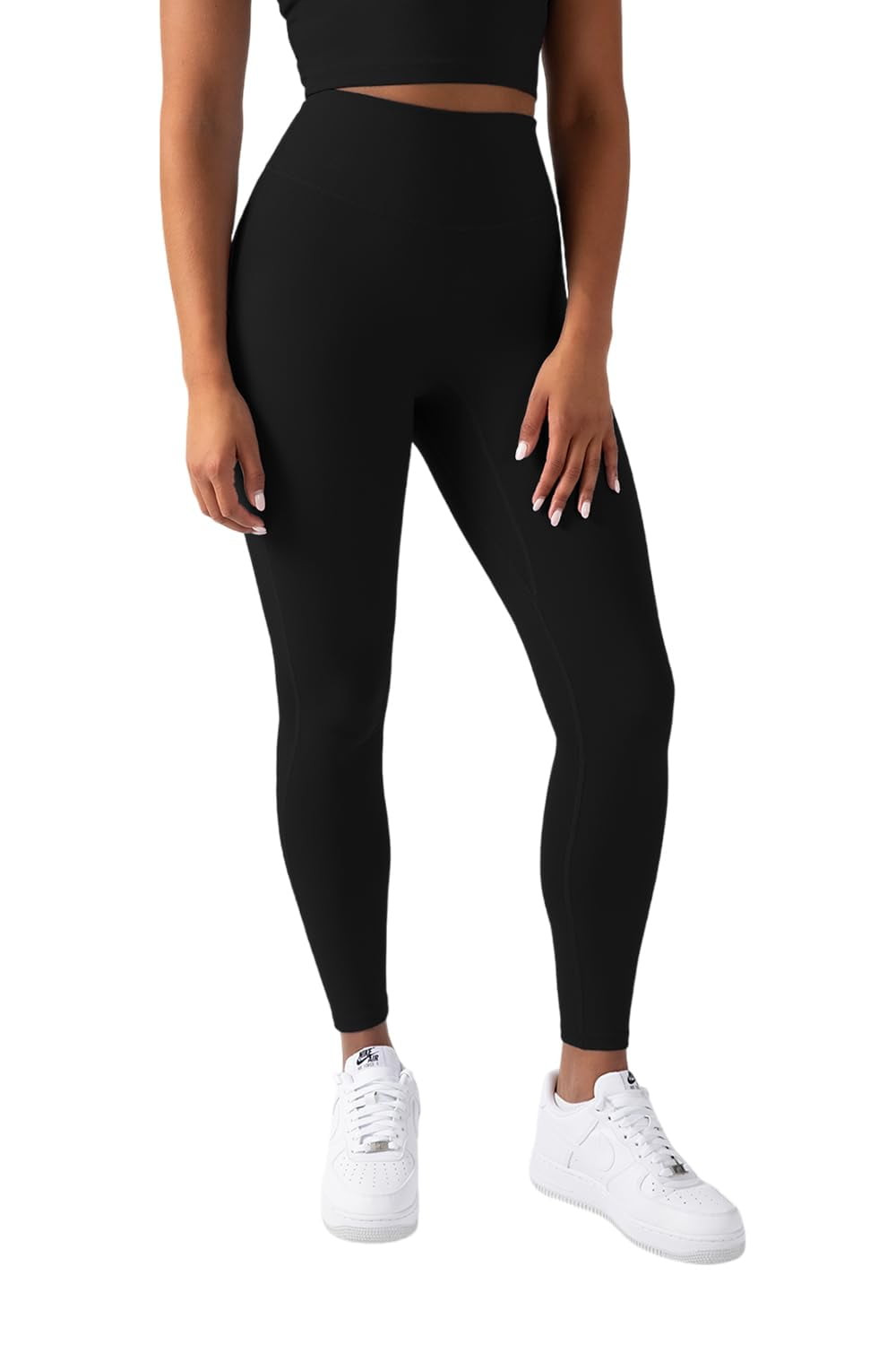 YITTY Active Women's UltraLuxe High-Waist Pocket Legging, Athleisure, 4-Way-Stretch, Iconic Black... | Walmart (US)
