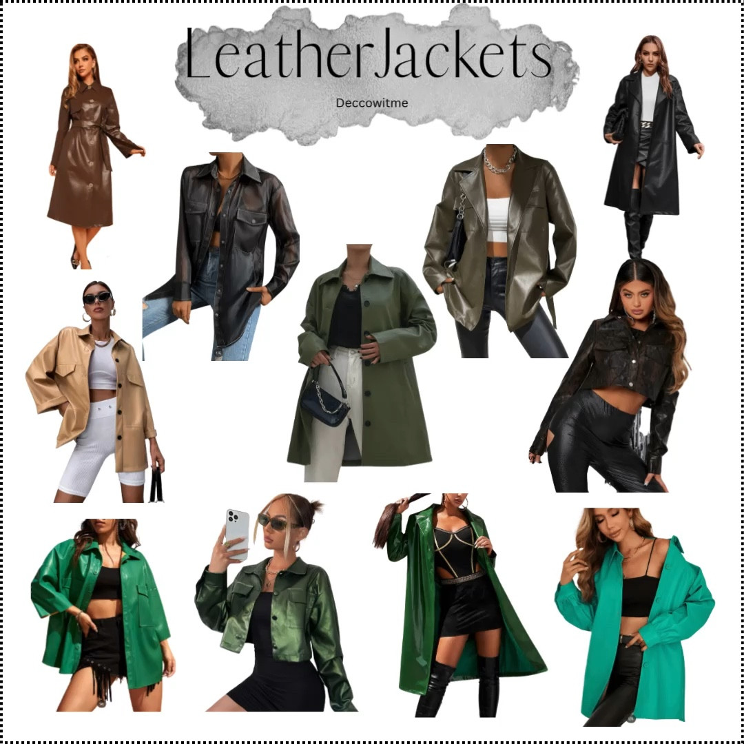 Look at these beautiful nice leather jackets I bought from @shein !! ✨ ready for fall!
.
.
.
#fall #fallstyle #fallinspo #falljackets #leatherjackets #jacketinspo #leathercoats #coats #jackets #fashionblogger #fashioninspo #sheincoats #sheinjackets #under50

#LTKstyletip #LTKbeauty #LTKSeasonal