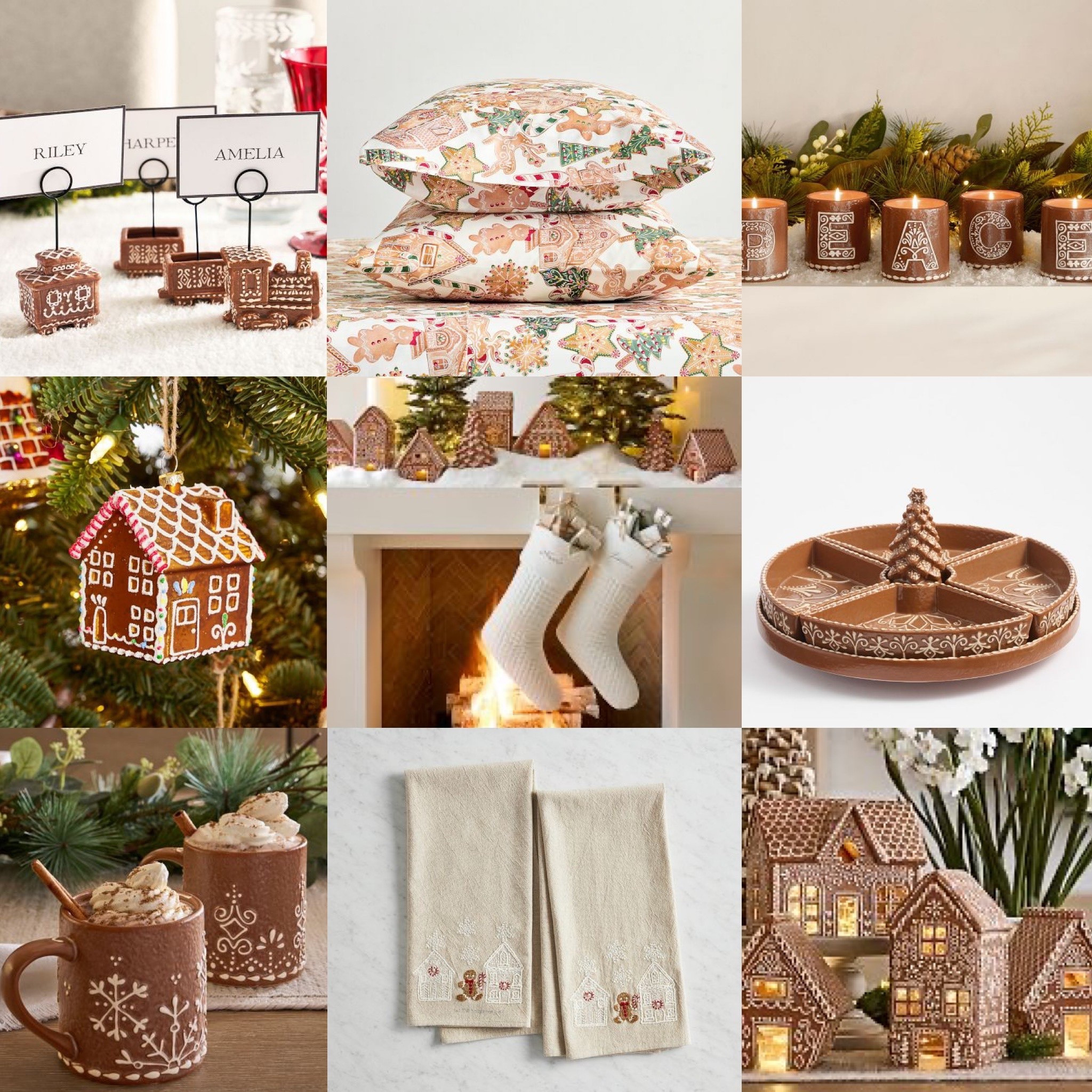 Gingerbread Christmas Decor great for hosting and a beautiful cozy vibe ❤️

#LTKHoliday #LTKSeasonal #LTKHome