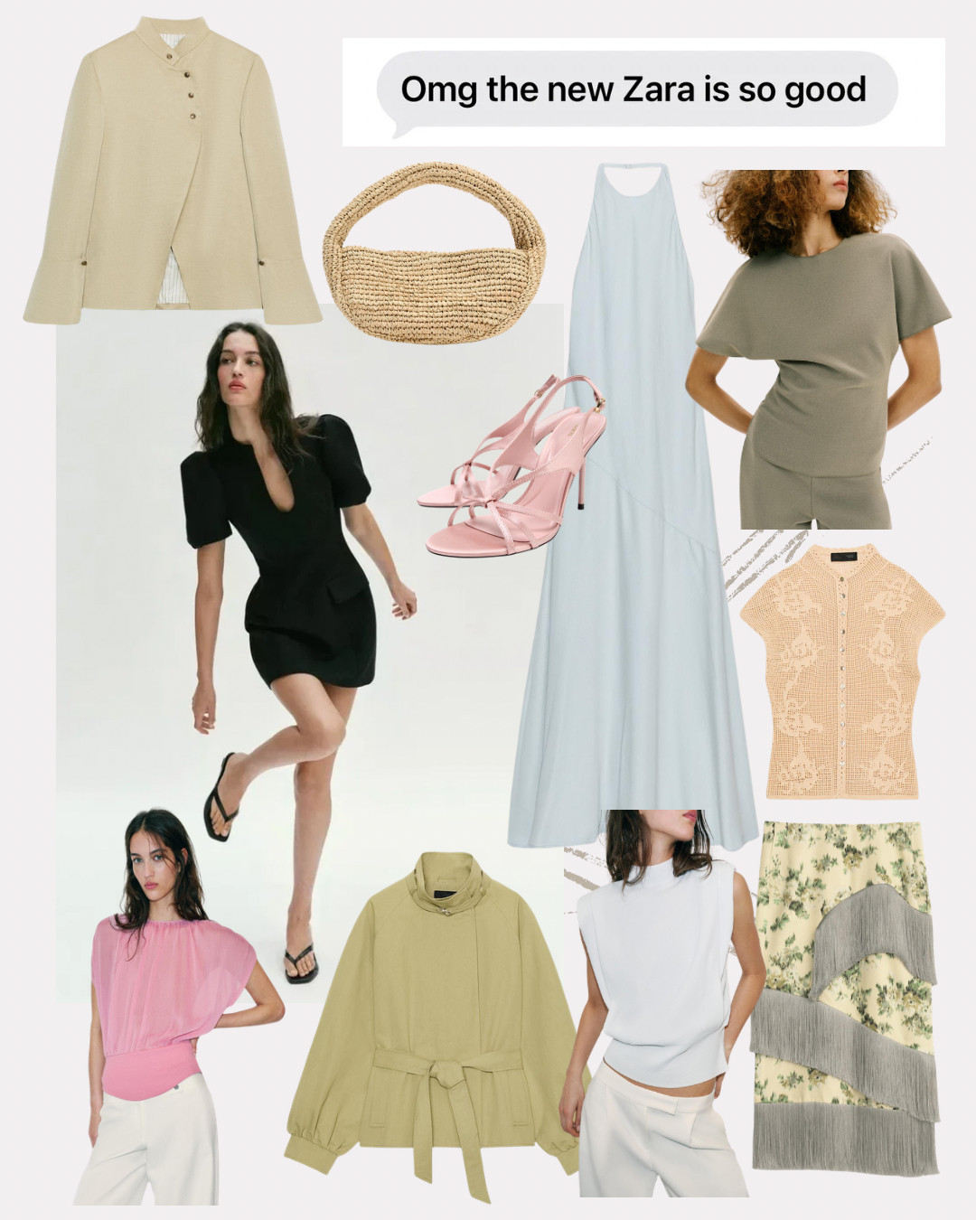 ZARA new arrivals! pastel hues, layers, knit tops, fringe and effortless statement pieces you’ll wear on repeat 🤍 

 #LTKgrwm #LTKootd #LTKSeasonal