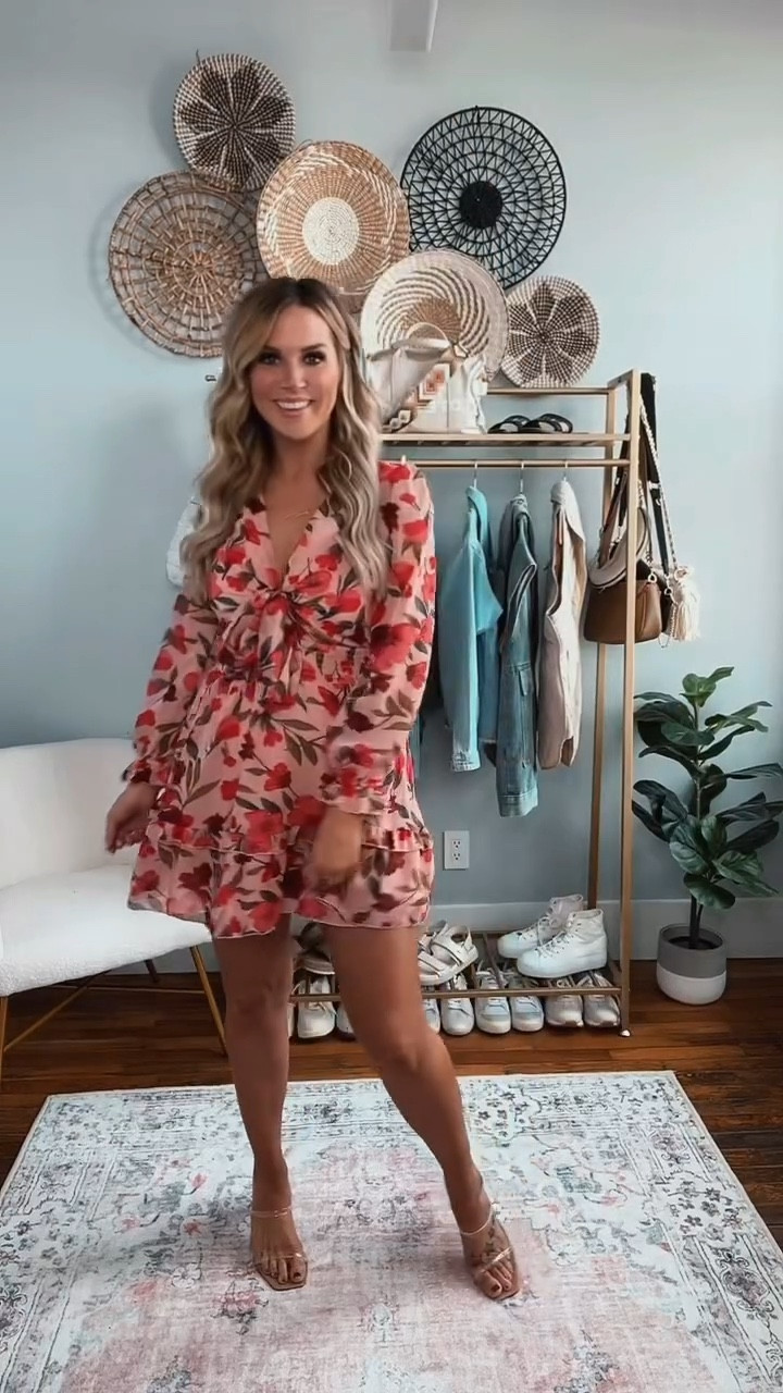 The absolute perfect Spring dress for any occasion! This one can be dressed up with heels, or more casual with a cute sneaker and denim jacket. Spring outfit inspo, Easter dress, wedding guest dress

#LTKSeasonal #LTKparties #LTKfindsunder50