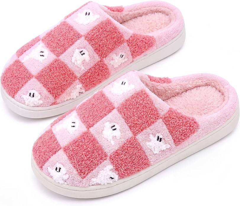 Toddler Slippers Girls Boys House Slippers for Kids Soft Plush Halloween | Amazon (US)