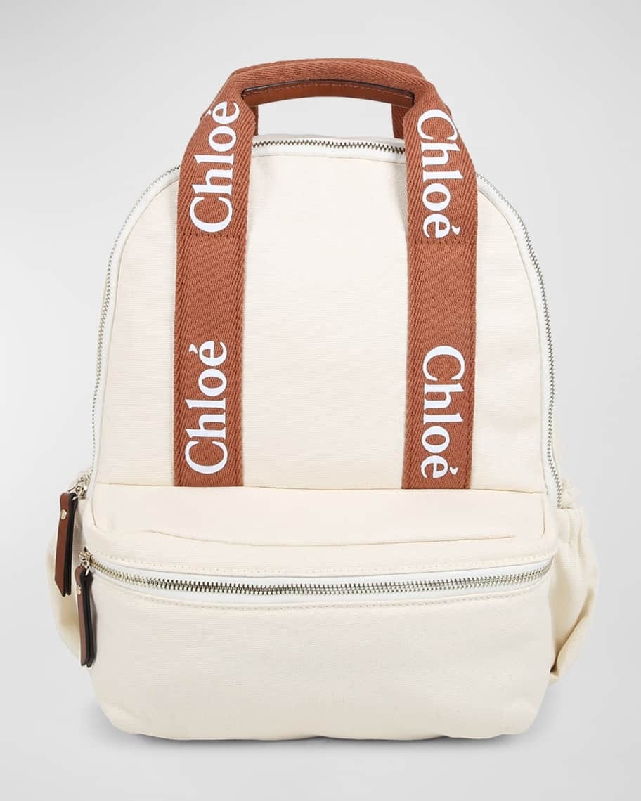 Kid's Grosgrain Canvas Changing Bag | Neiman Marcus