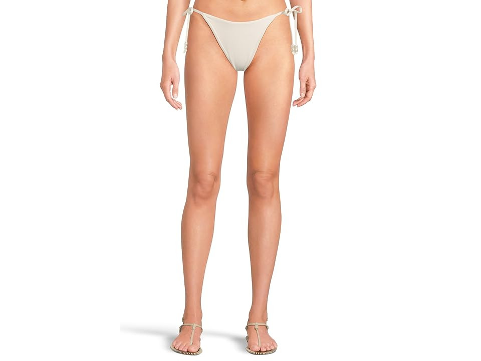 L*Space Lucia Bottom Bitsy Women's Swimwear Cream : XL, Nylon/Spandex | Zappos