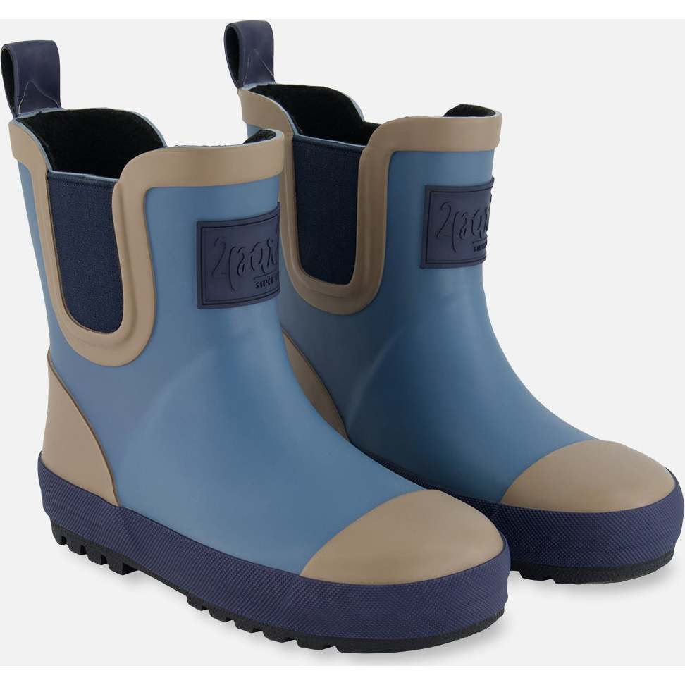 Short Rain Boots, Blue | Maisonette