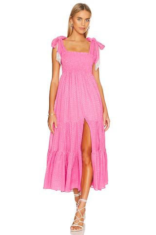 Sundress Jade Maxi Dress in Saint Barth Neon Pink from Revolve.com | Revolve Clothing (Global)