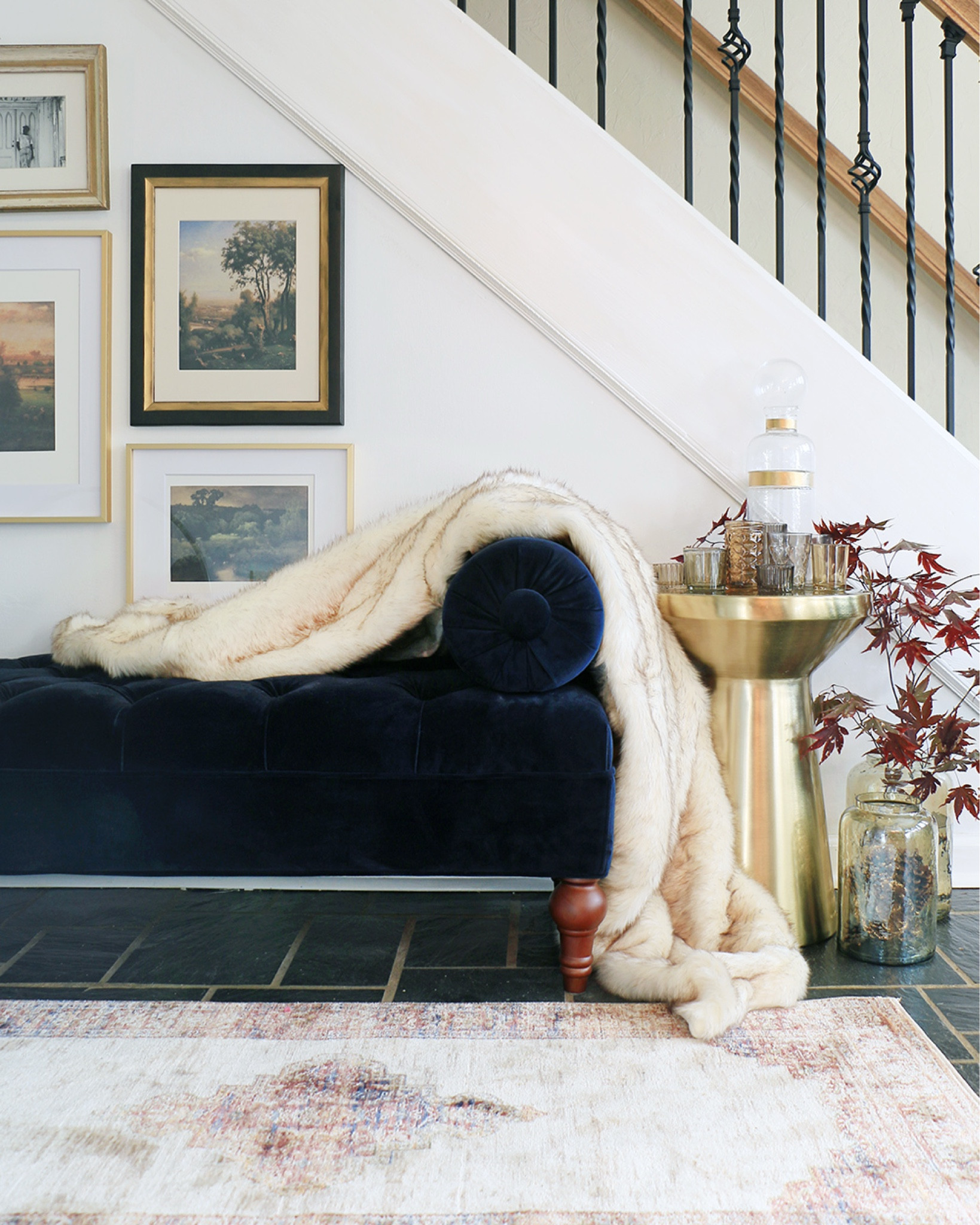 Entryway Seating + Vignette 

#LTKHome #LTKSeasonal