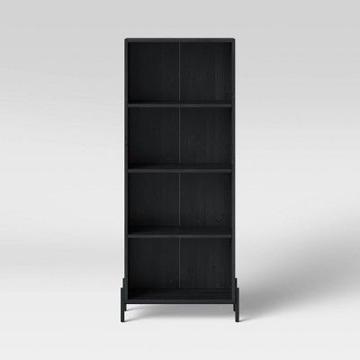 59.9" Clarence 4 Shelves Bookshelf Black - Project 62™ | Target