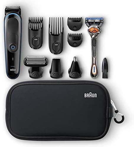Braun Hair Clippers for Men, 9-in-1 Beard, Ear & Nose Trimmer, Body Grooming Kit, Cordless & Rech... | Amazon (US)