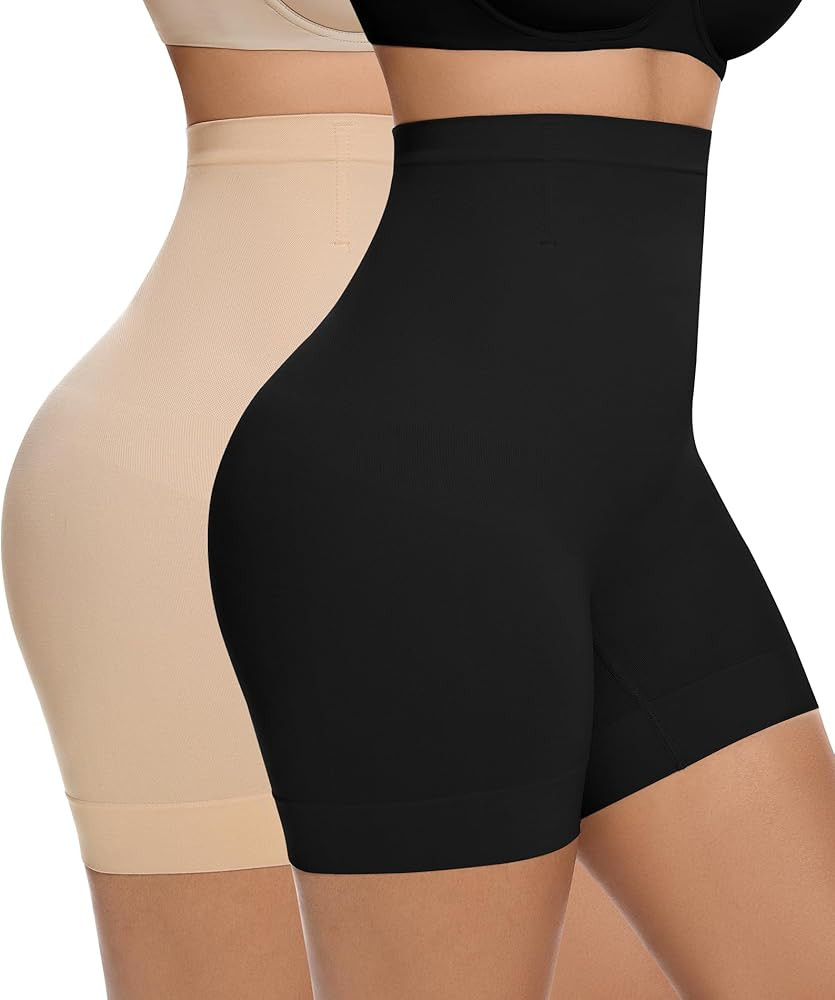 Womens Shapewear Tummy Control, Girdles for Women Body Shaper High Waist Shapewear Shorts Under D... | Amazon (US)